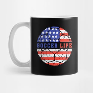 Usa Soccer Retro Mug